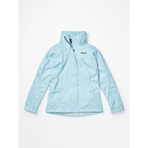 Marmot PreCip Eco Rain Jacket For Womens Light Blue RQP836257